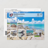 UNESCO WHS - Papahānaumokuākea - Monk Seals Briefkaart (Voorkant / Achterkant)