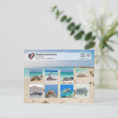UNESCO WHS - Papahānaumokuākea - Zee Turtles Briefkaart (Staand voorkant)