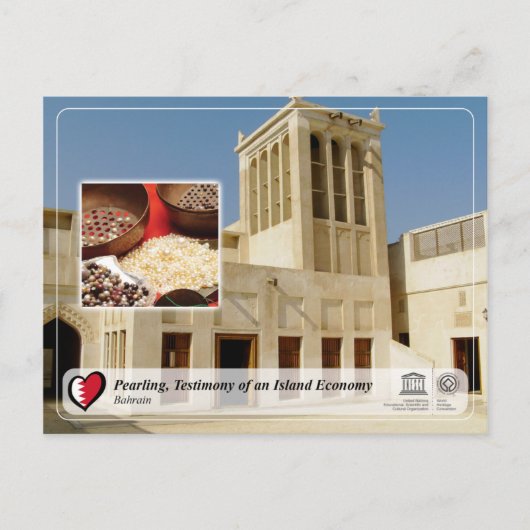UNESCO WHS - Pearling, Testimony of an Island Econ Briefkaart (Voorkant)