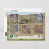 UNESCO WHS - Petroglyphs van Tanbaly Briefkaart (Voorkant / Achterkant)
