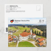 UNESCO WHS - Pilgrimage Church of Wies Briefkaart (Voorkant / Achterkant)