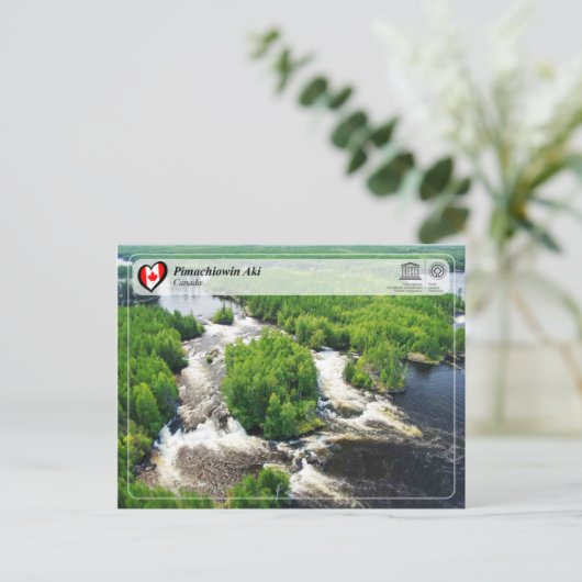 UNESCO WHS - Pimachiowin Aki Briefkaart (Staand voorkant)