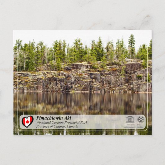 UNESCO WHS - Pimachiowin Aki Briefkaart (Voorkant)
