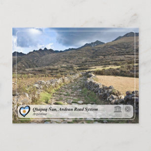 UNESCO WHS - Qhapaq Ñan, Andean Road System Briefkaart