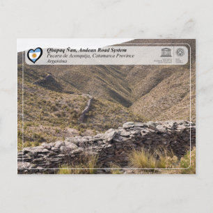 UNESCO WHS - Qhapaq Ñan, Andean Road System Briefkaart