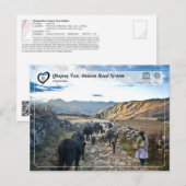UNESCO WHS - Qhapaq Ñan, Andean Road System Briefkaart (Voorkant / Achterkant)