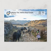 UNESCO WHS - Qhapaq Ñan, Andean Road System Briefkaart (Voorkant)