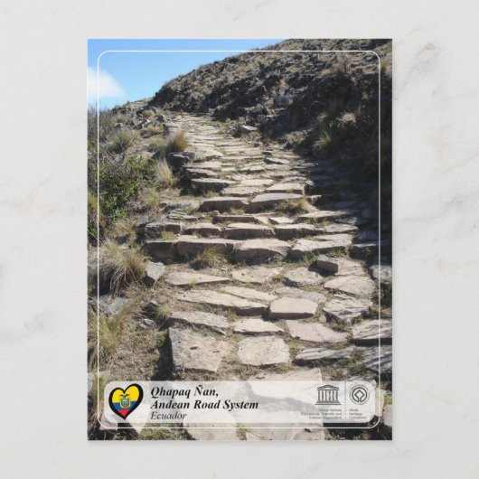 UNESCO WHS - Qhapaq Ñan, Andean Road System Briefkaart (Voorkant)