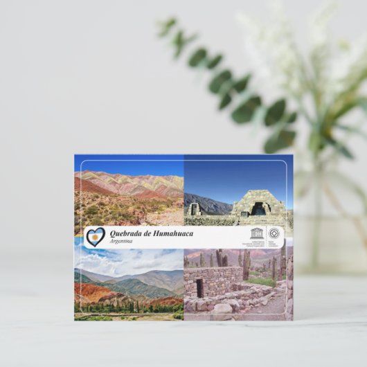 UNESCO WHS - Quebrada de Humahuaca Briefkaart (Staand voorkant)