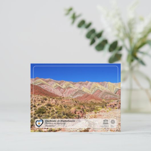 UNESCO WHS - Quebrada de Humahuaca Briefkaart (Staand voorkant)
