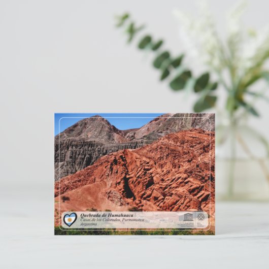 UNESCO WHS - Quebrada de Humahuaca Briefkaart (Staand voorkant)