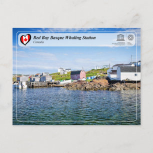UNESCO WHS - Red Bay Basque Whaling Station Briefkaart