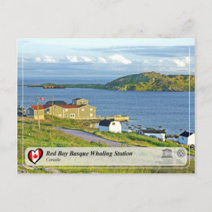 UNESCO WHS - Red Bay Basque Whaling Station Briefkaart