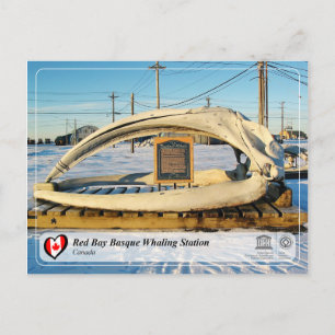 UNESCO WHS - Red Bay Basque Whaling Station Briefkaart