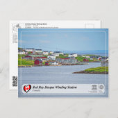 UNESCO WHS - Red Bay Basque Whaling Station Briefkaart (Voorkant / Achterkant)