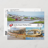 UNESCO WHS - Red Bay Basque Whaling Station Briefkaart (Voorkant / Achterkant)
