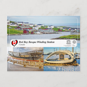 UNESCO WHS - Red Bay Basque Whaling Station Briefkaart
