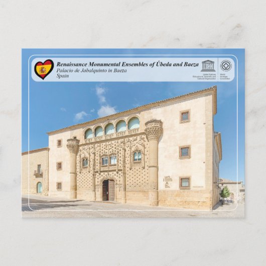 UNESCO WHS - Renaissance Ensembles van Baeza Briefkaart (Voorkant)