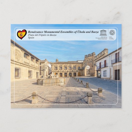 UNESCO WHS - Renaissance Ensembles van Baeza Briefkaart (Voorkant)