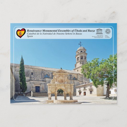UNESCO WHS - Renaissance Ensembles van Baeza Briefkaart (Voorkant)