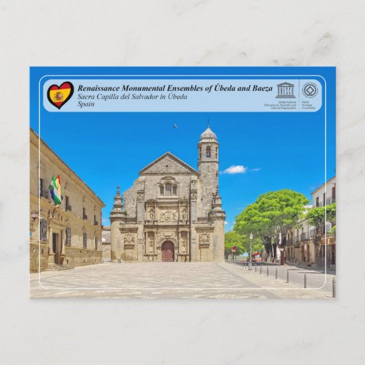 UNESCO WHS - Renaissance Ensembles van Úbeda Briefkaart (Voorkant)