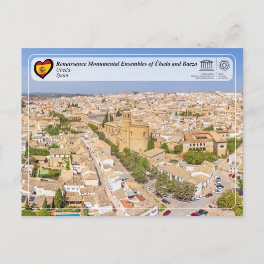 UNESCO WHS - Renaissance Ensembles van Úbeda Briefkaart (Voorkant)
