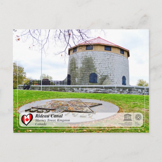 UNESCO WHS - Rideau Canal - Murney Tower, Kingston Briefkaart (Voorkant)