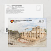 UNESCO WHS - Romeins Theater van Mérida Briefkaart (Voorkant / Achterkant)
