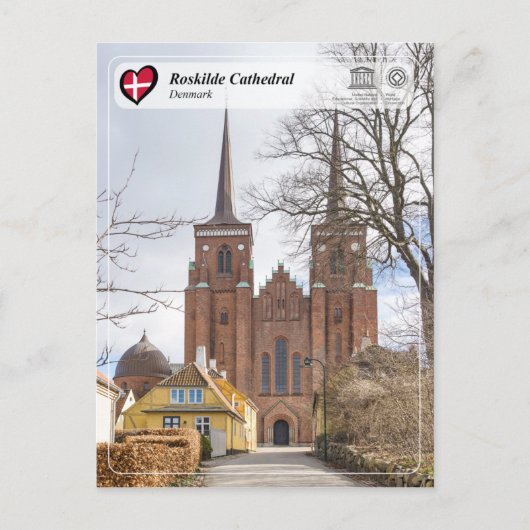 UNESCO WHS - Roskilde Cathedral Briefkaart (Voorkant)