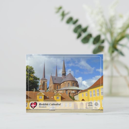 UNESCO WHS - Roskilde Cathedral Briefkaart (Staand voorkant)
