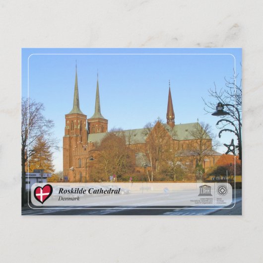 UNESCO WHS - Roskilde Cathedral Briefkaart (Voorkant)