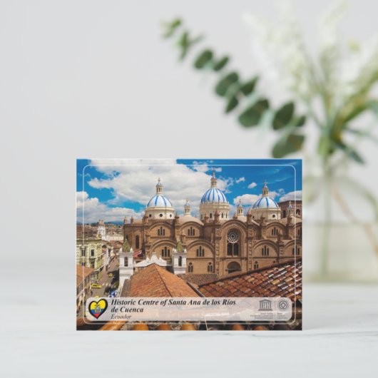 UNESCO WHS - Santa Ana de los Ríos de Cuenca Briefkaart (Staand voorkant)