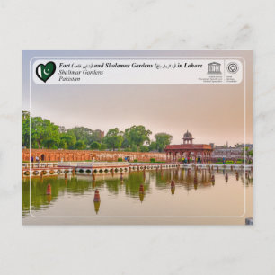 UNESCO WHS - Shalamar Gardens - شالامار باغ  Briefkaart