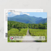 UNESCO WHS - Shiretoko - 知 床 - Mount Chinishibetsu Briefkaart (Voorkant / Achterkant)