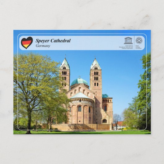 UNESCO WHS - Speyer Cathedral Briefkaart (Voorkant)