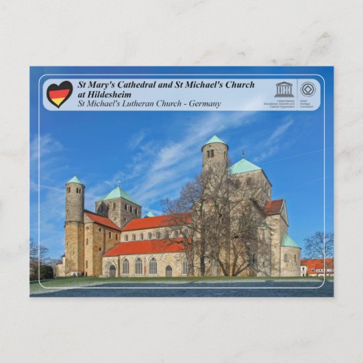 UNESCO WHS - St Michael's Lutheran Church Briefkaart (Voorkant)