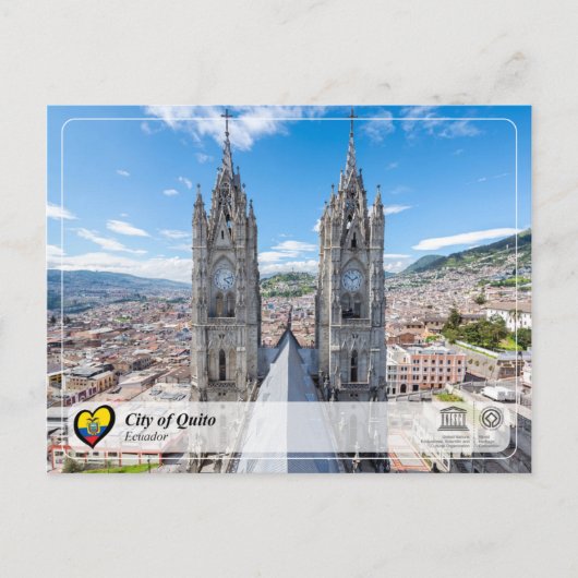 UNESCO WHS - Stad Quito Briefkaart (Voorkant)