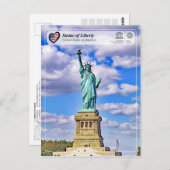 UNESCO WHS - Statue Briefkaart (Voorkant / Achterkant)