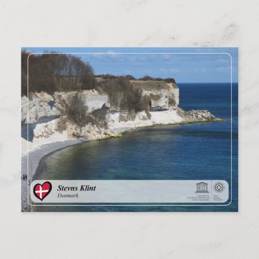 UNESCO WHS - Stevns Klint Briefkaart (Voorkant)