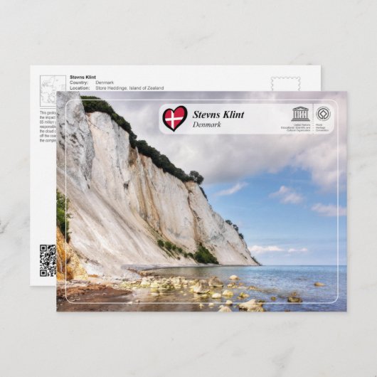UNESCO WHS - Stevns Klint Briefkaart (Voorkant / Achterkant)