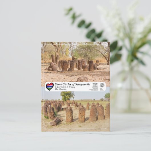 UNESCO WHS - Stone Circles of Senegambia Briefkaart (Staand voorkant)