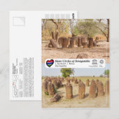 UNESCO WHS - Stone Circles of Senegambia Briefkaart (Voorkant / Achterkant)