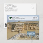 UNESCO WHS - Taxila - Double Headed Eagle Stupa Briefkaart (Voorkant / Achterkant)