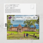 UNESCO WHS - Temple of Preah Vihear Briefkaart (Voorkant / Achterkant)