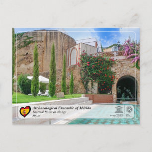 UNESCO WHS - Thermische baden in Alange Briefkaart