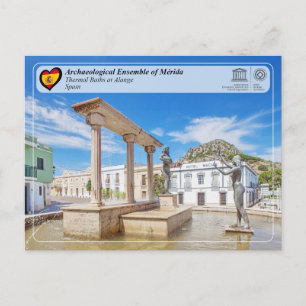 UNESCO WHS - Thermische baden in Alange Briefkaart
