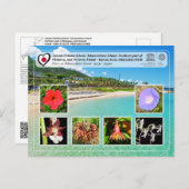 UNESCO WHS - Tokunoshima Island - 徳 之 島 - Flora Briefkaart (Voorkant / Achterkant)