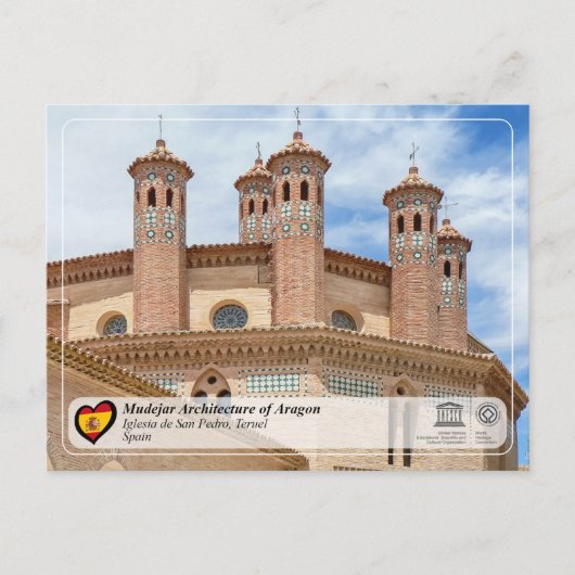 UNESCO WHS - Torre de Iglesia de San Pedro Briefkaart (Voorkant)