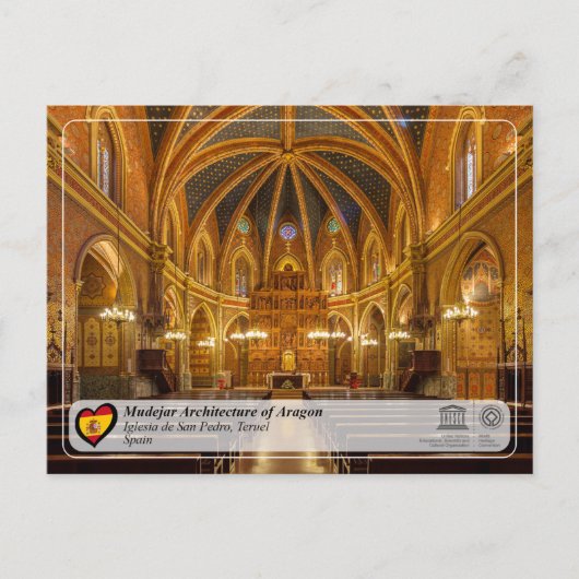 UNESCO WHS - Torre de Iglesia de San Pedro Briefkaart (Voorkant)