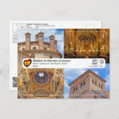 UNESCO WHS - Torre de Iglesia de San Pedro Briefkaart (Voorkant / Achterkant)